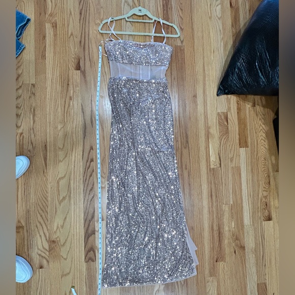NWT BCBG MaxAzria Sequin Evening Gown Size small PROM WEDDING NEW - Picture 13 of 13